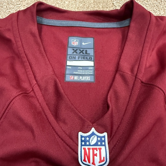 Nike Washington Redskins NFL Robert Griffin 10 RG3 On Field Jersey XXL Commander - Picture 5 of 7